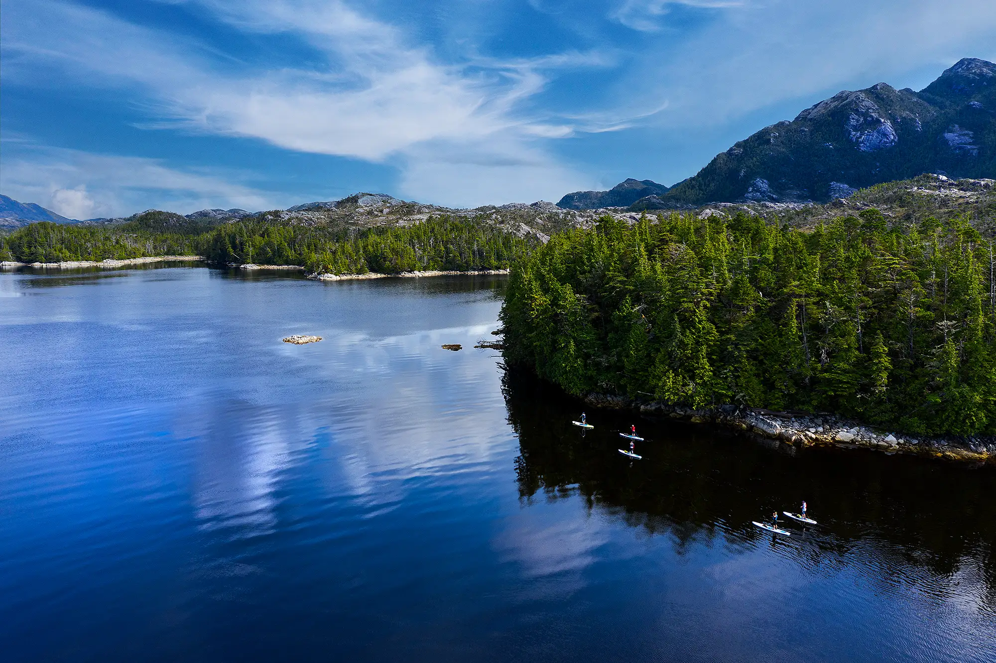 Guides standup paddleboard trips with Norm Hann Expeditions